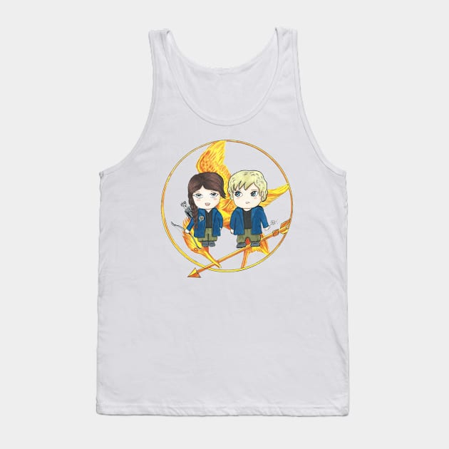 Katniss & Peeta Tank Top by LivStark